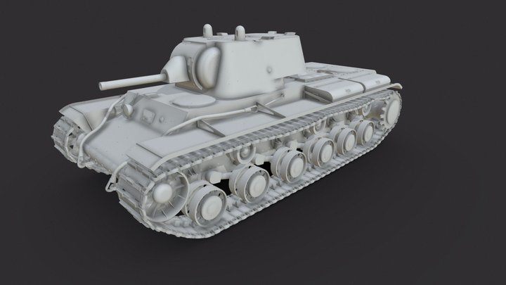 KV-1 1939 3D Model