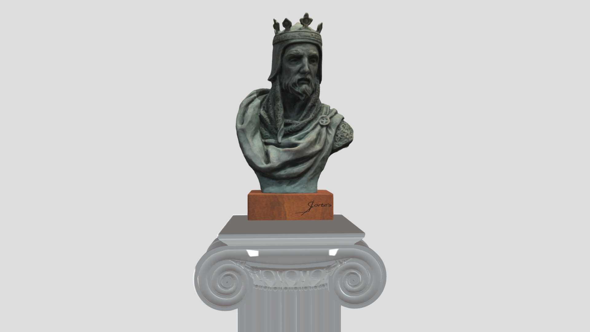 Estatuilla Rey Alfonso IX de León