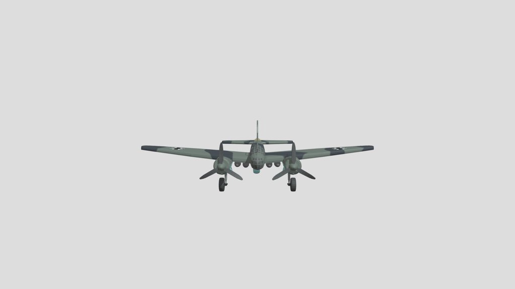 Low Poly Junkers Ju 88