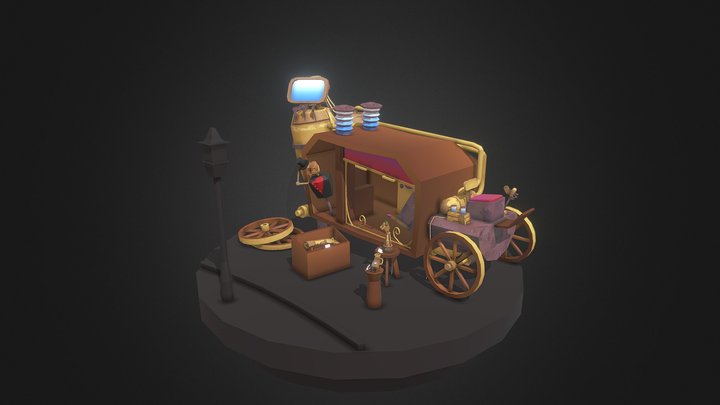 DAE Final Bazaar -  Mechanical Handy Shop 3D Model