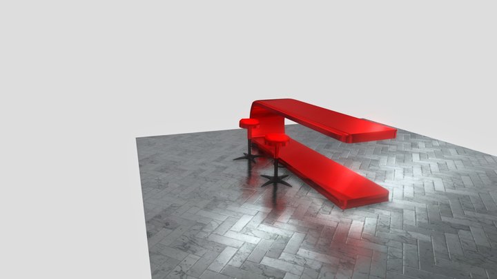 Bar seat 3D Model