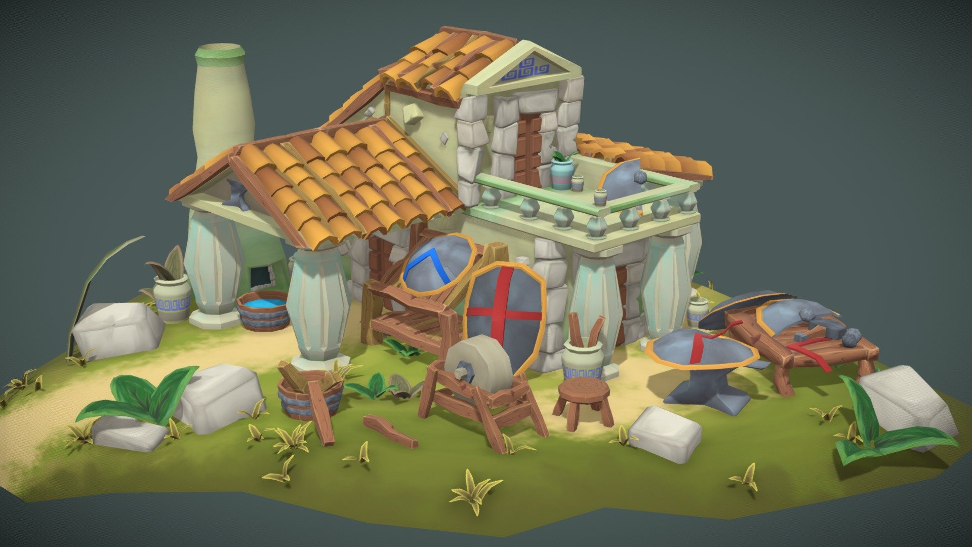 Greek Shield Blacksmith