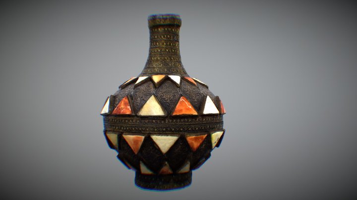 Ancient Moroccan Vase 3D Model