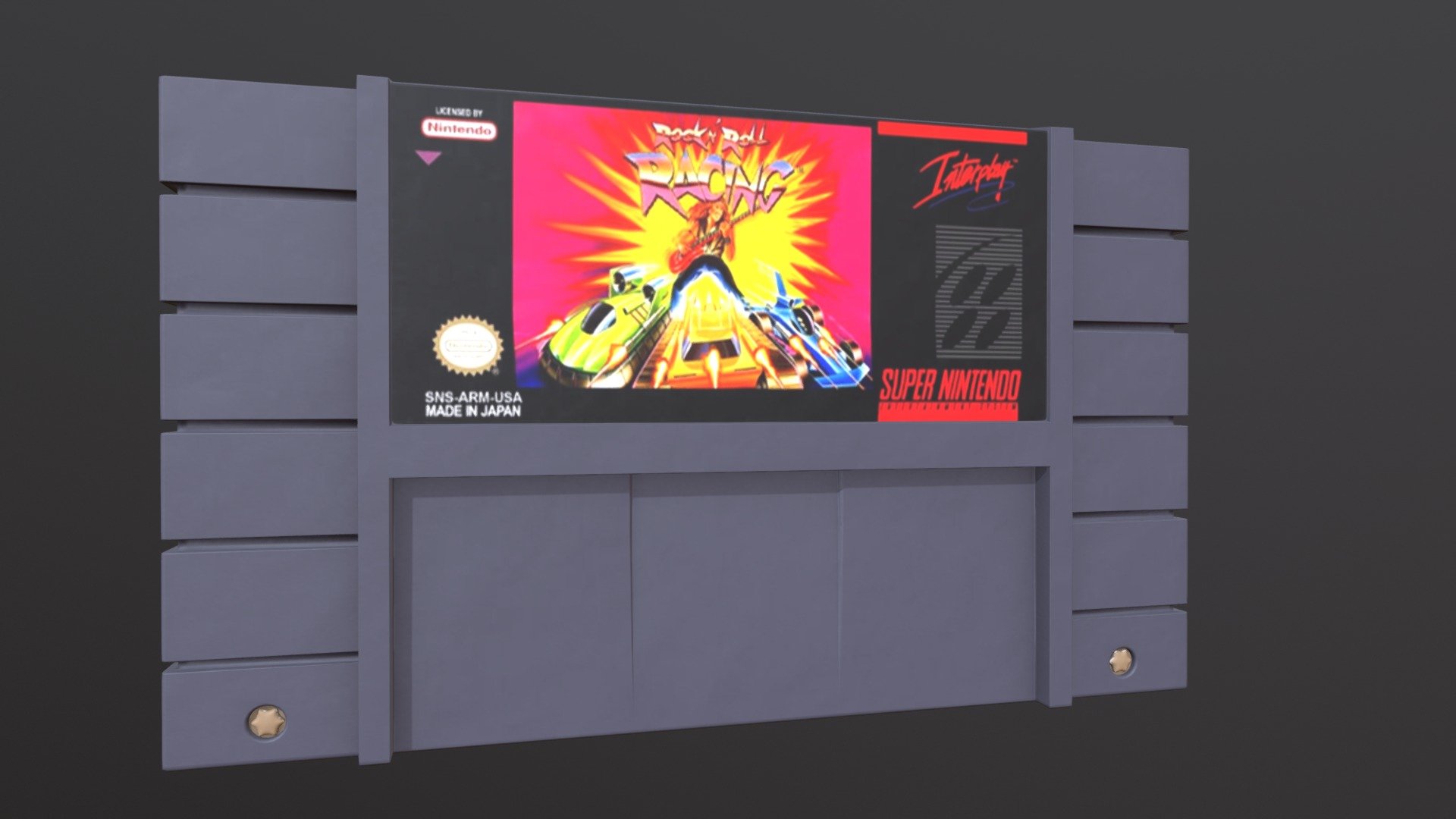 Snes Cartridge - 3D model by cerkvenik [8e462d0] - Sketchfab