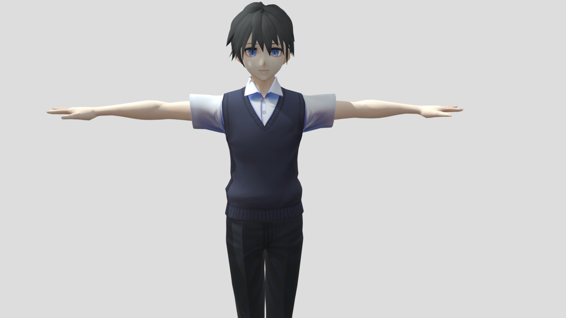 【anime Character】xiang Unity 3d Buy Royalty Free 3d Model By 3d