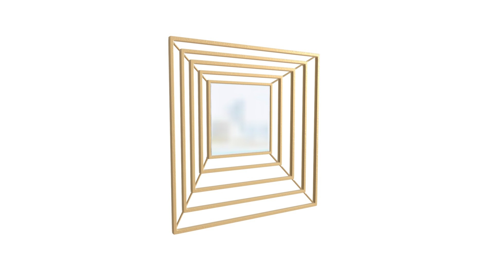 Dimension Gold Mirror Gold - A10794 - Buy Royalty Free 3D model by Zuo ...