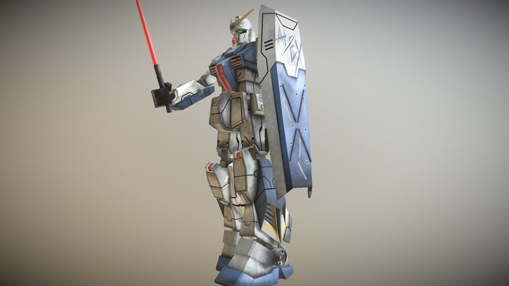 Gundam Alex RX 78 NT-1 3D Model