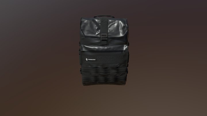 Lowpoly Bag 3D Model