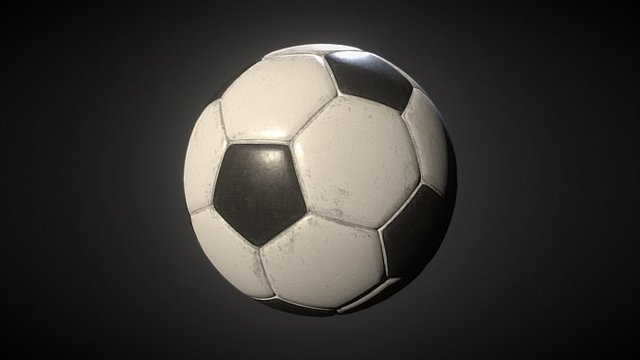Classic Soccer Ball 3D Model
