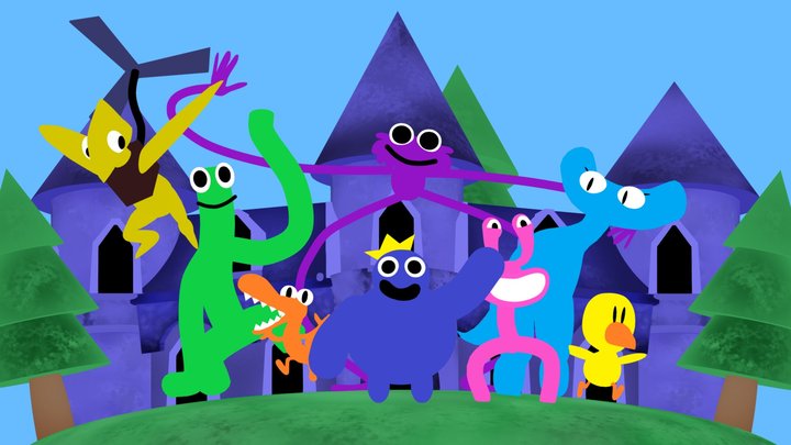Rainbow Friends Castle 3D Model