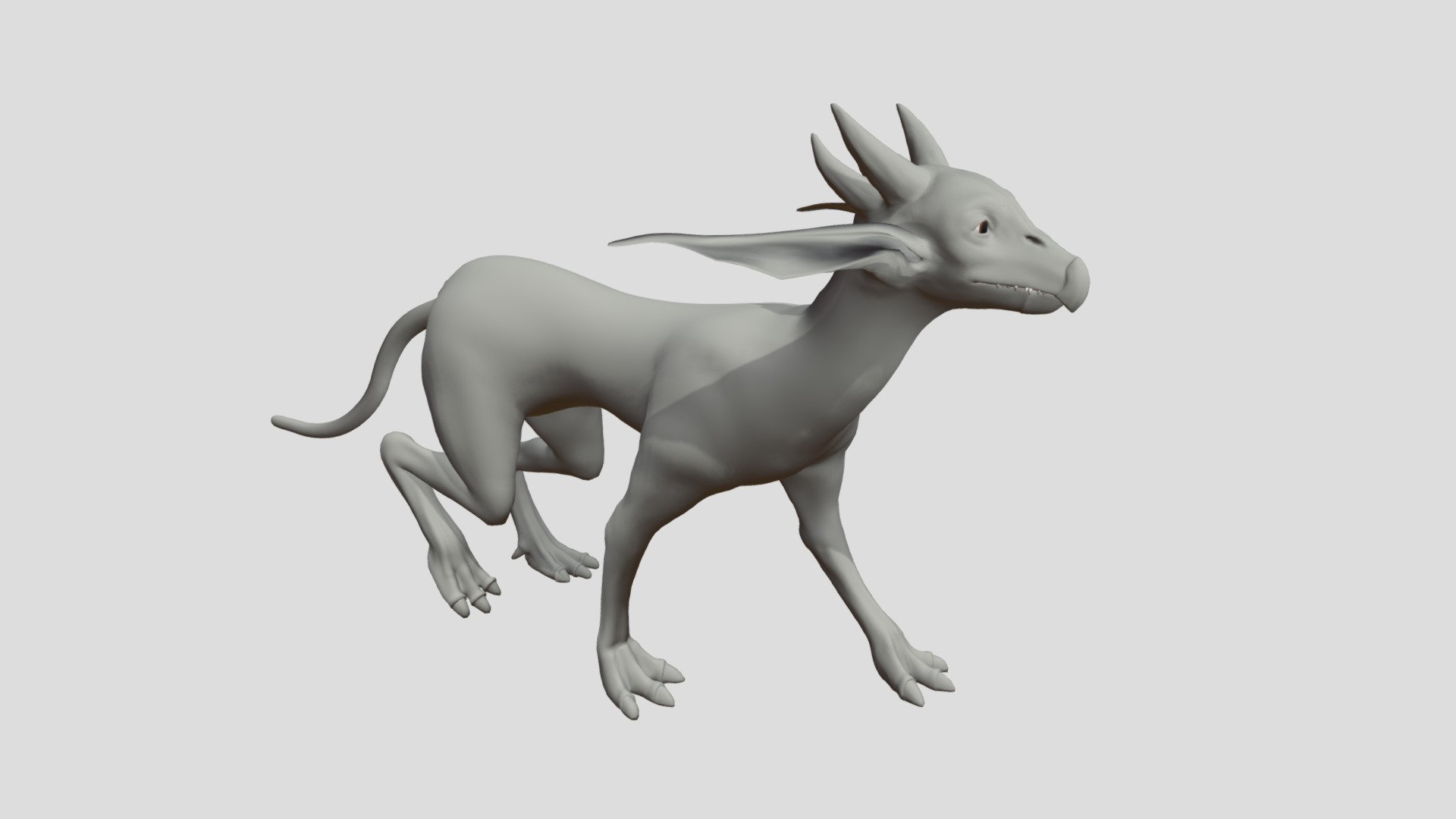 Waugh Quadruped (walk cycle) - 3D model by JacobWaugh [8e49554] - Sketchfab
