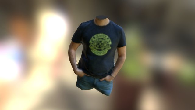 camiseta 02 3D Model