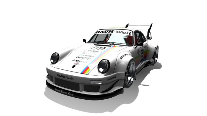 Porsche 911 Rauh-Welt (930) 3D Model