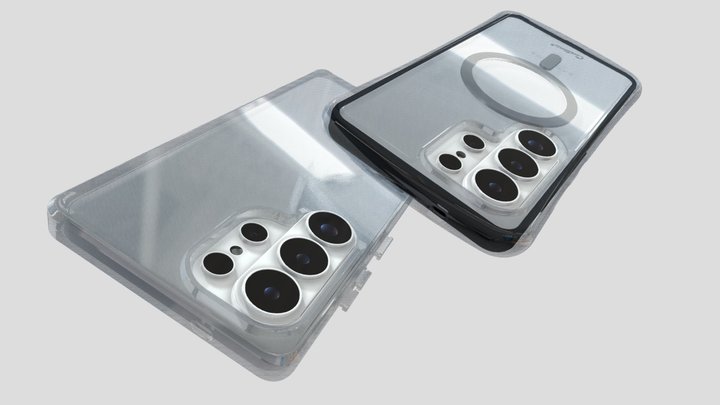 Samsung S26 Ultra com Capas Customic 3D Model