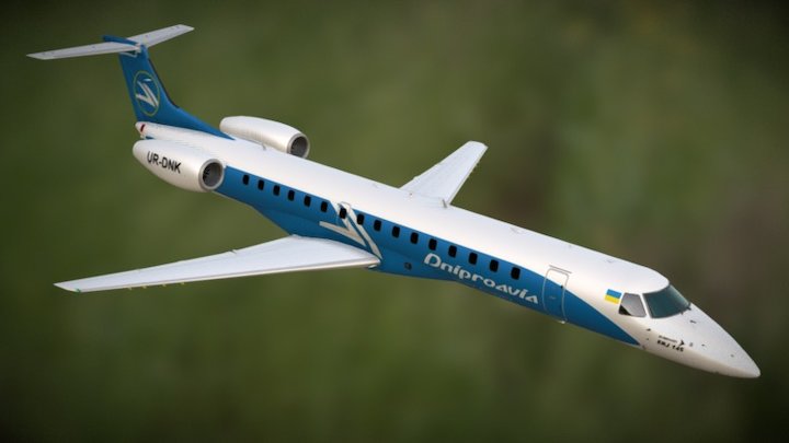 ERJ-145 DNK 3D Model