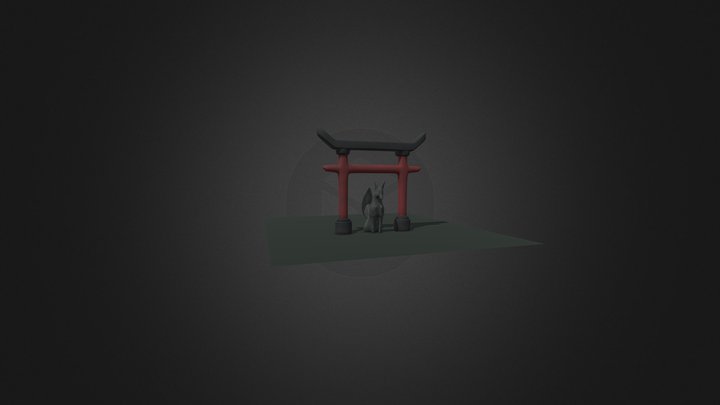 Santuario Kitsune 3D Model