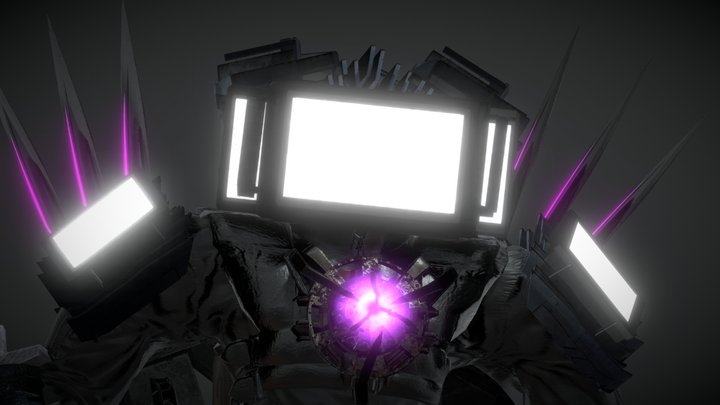 upgraded titan tvman v2 3D Model