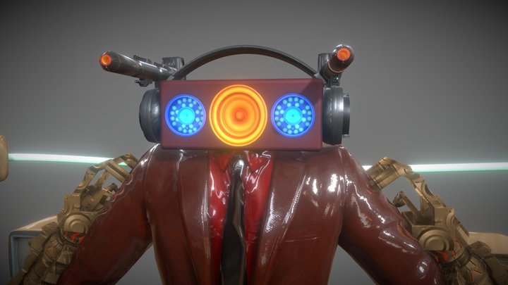 Dark speakerman upgraded – Gratis 3D-model STL