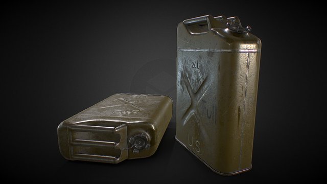 Gas can 3D Model