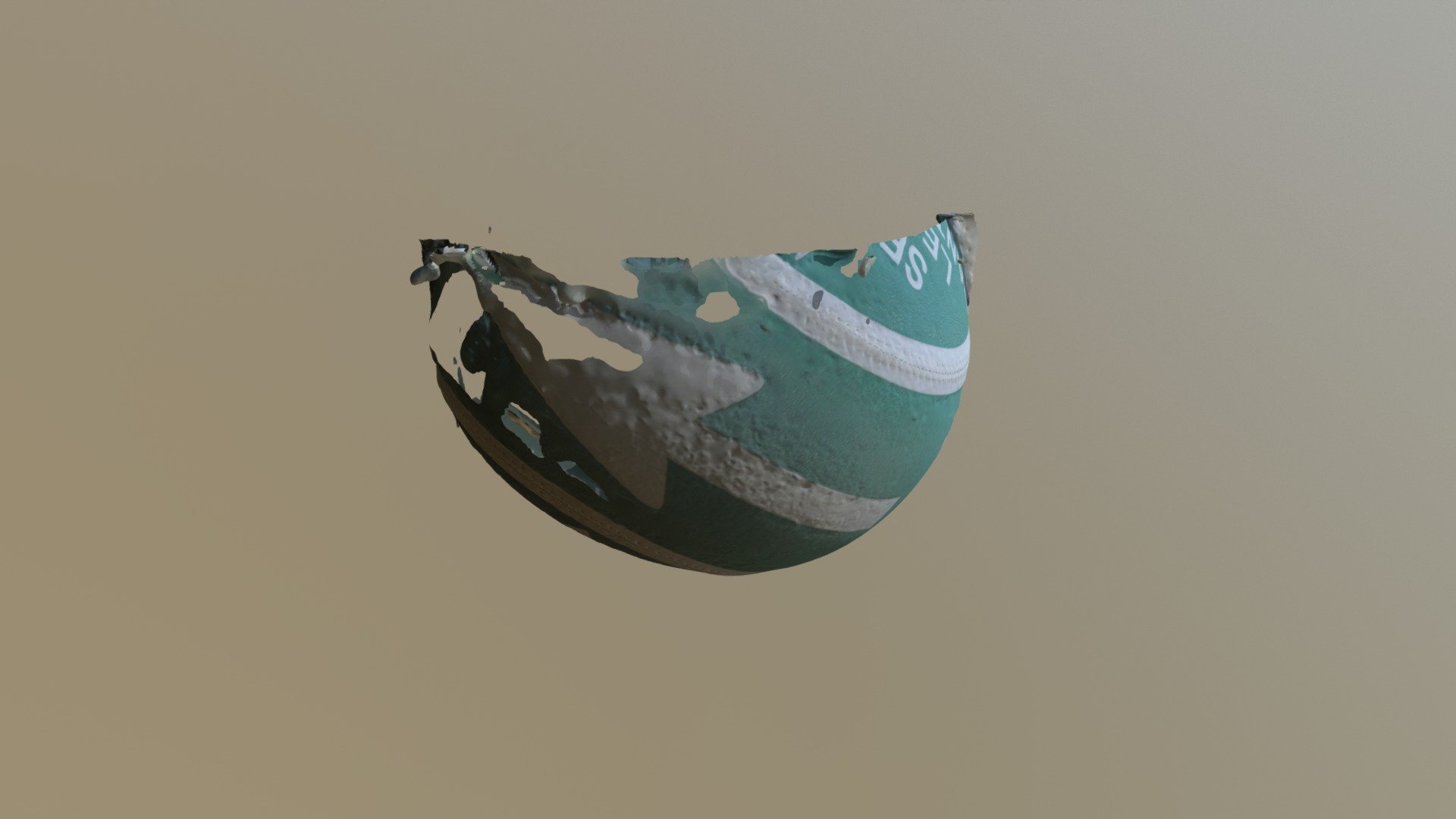 Half motorcycle helmet Photogrammetry