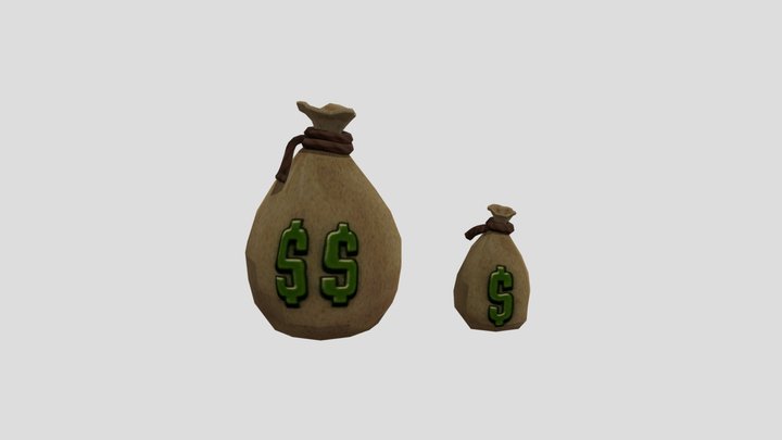 R.E.P.O Money Bag Pack 3D Model