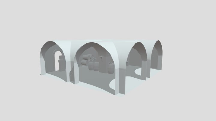 Wine Cellar 3D Model