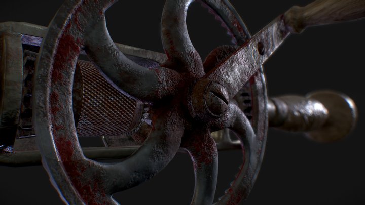 Millers Falls #980 Eggbeater Drill 3D Model