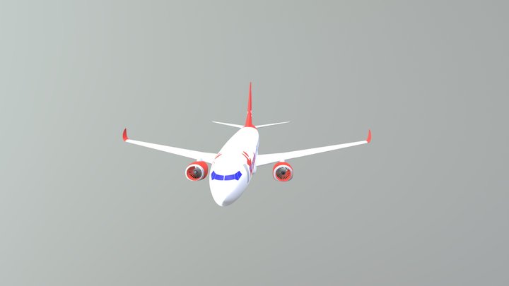 Corendon airlines stationsız hali 2 3D Model