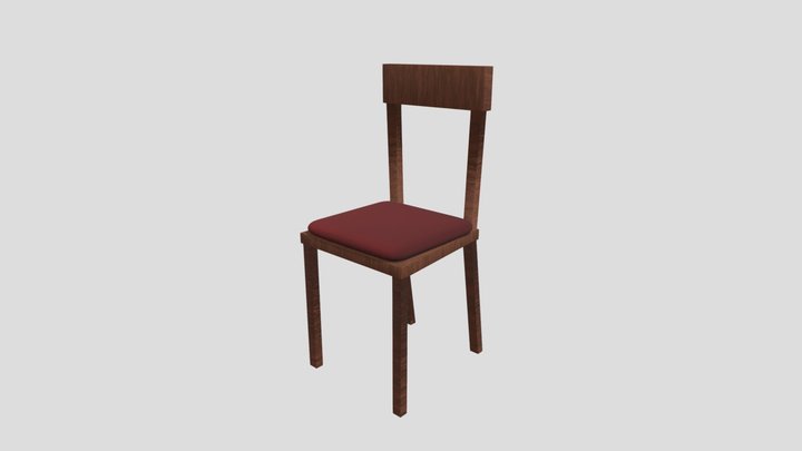 Breakfast Nook Chair 3D Model