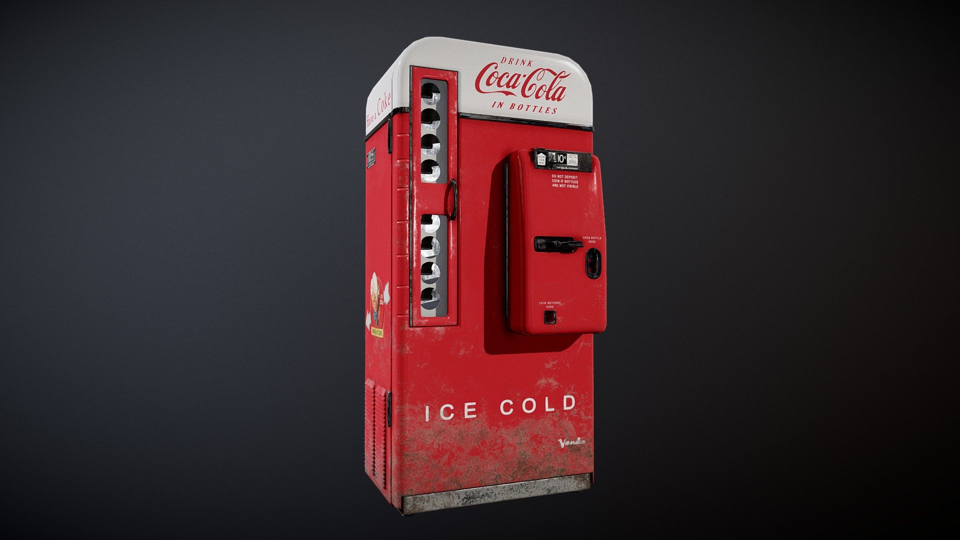 1960 vendo coke machine