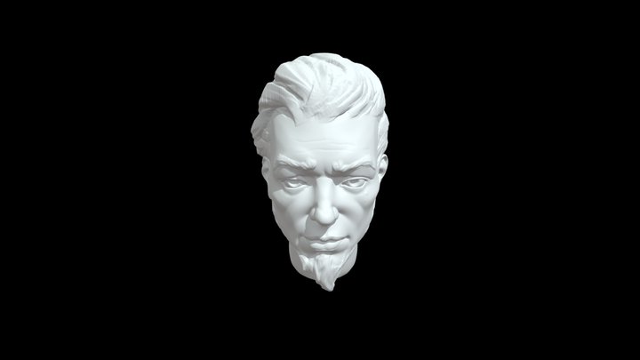 Male/Man Head - 8 3D Model