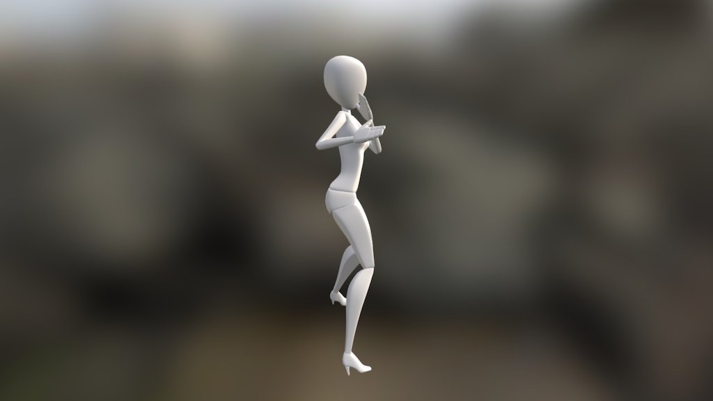 Forward side kick — Sketchfab embed 3D viewer