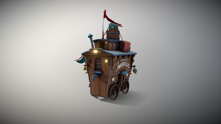 Traveller Wagon 3D Model