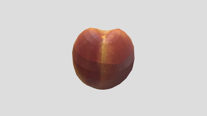 Peach01 3D Model