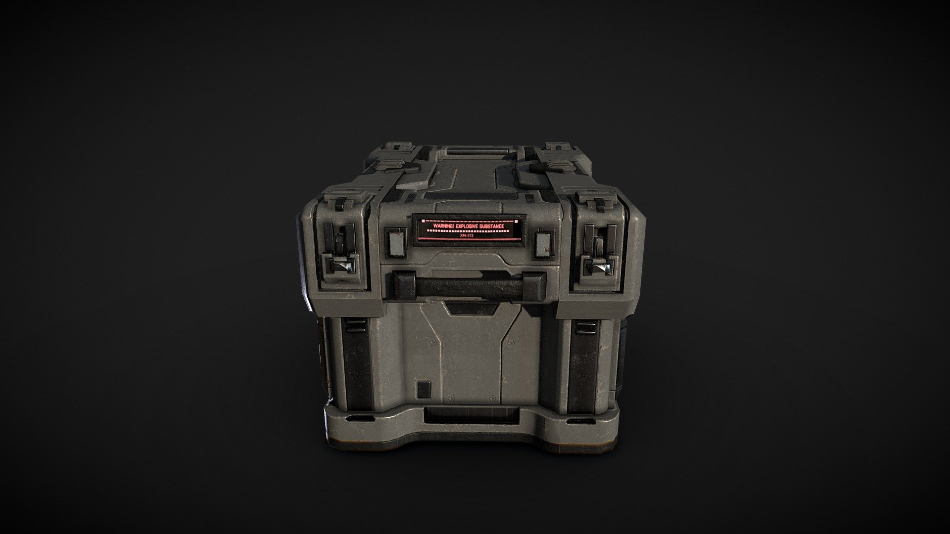 Sci-Fi Crate - 3D model by Blakil [8e557fb] - Sketchfab