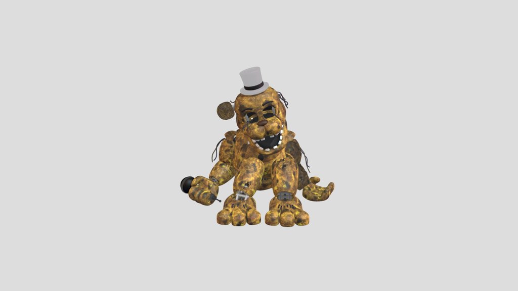 Withered Fredbear The Bear