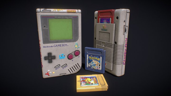 Game Boy 3D Model