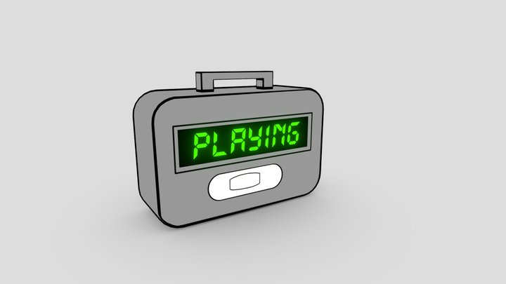 Boombox 3D Model