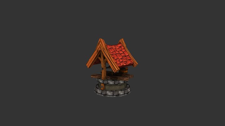 3D Water Well 3D Model