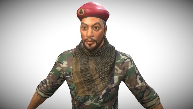 DTM Soldier 3D Model
