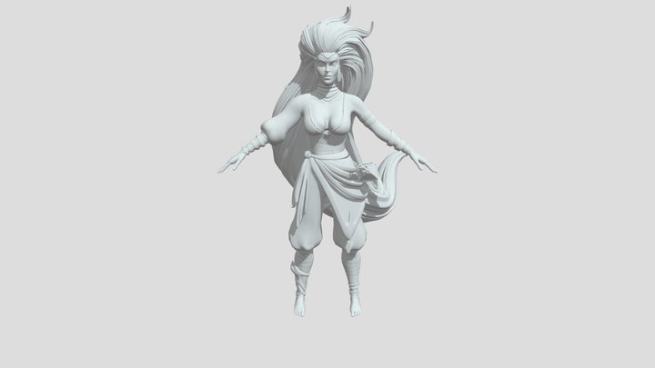 Mini Flame 3D Model