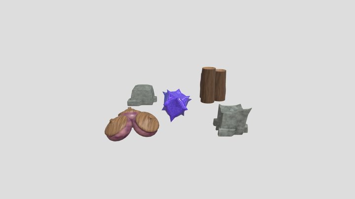 Small Items Bundle 3D Model