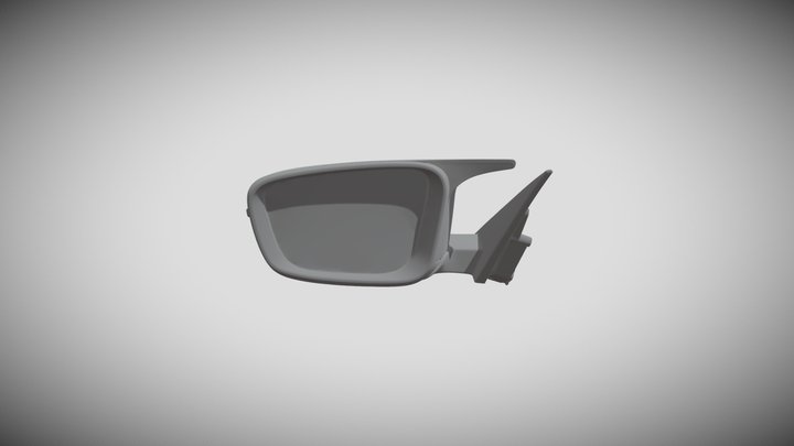 BMW M3 Left Mirror 3D Model
