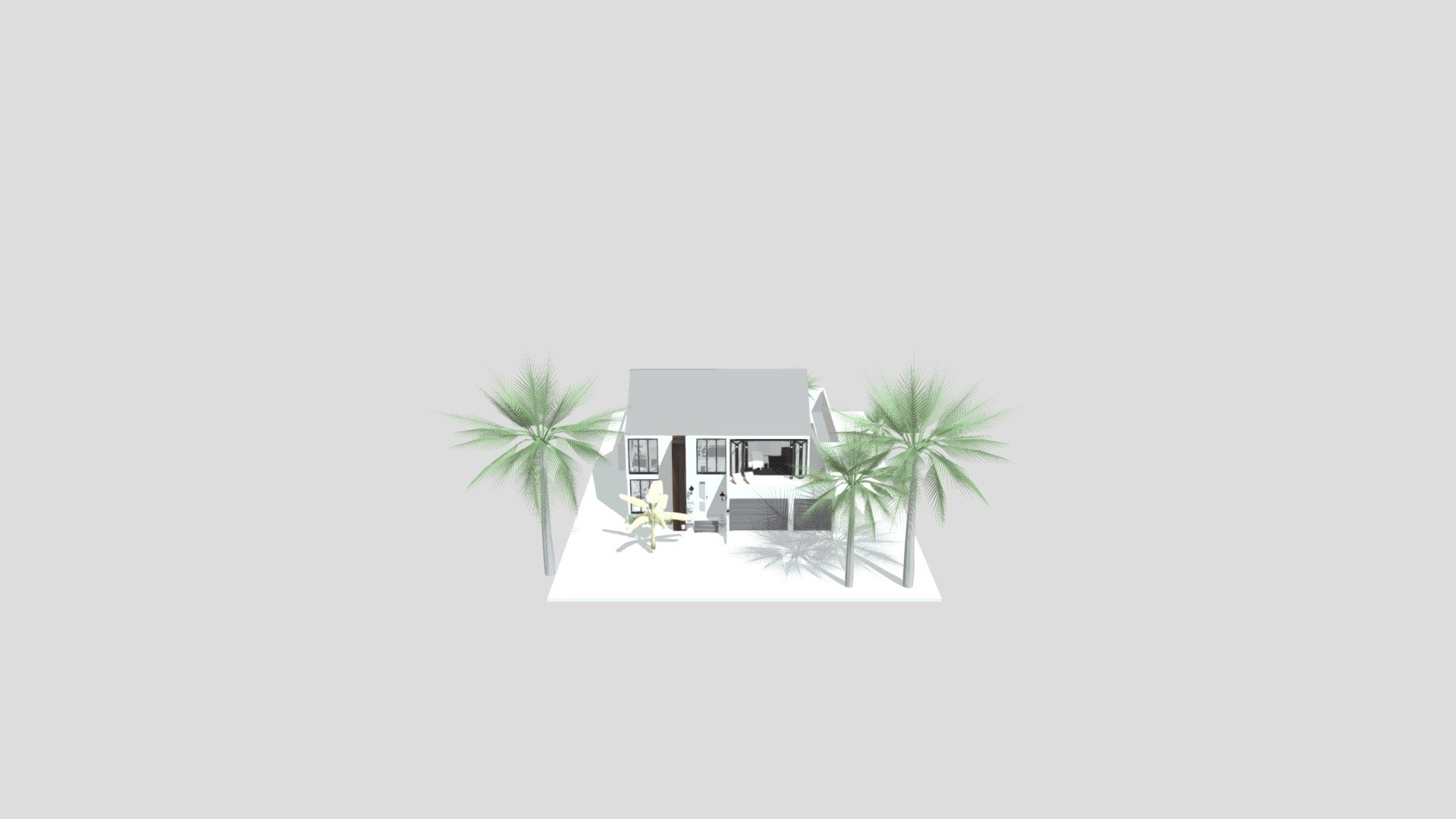 Modern mountain house