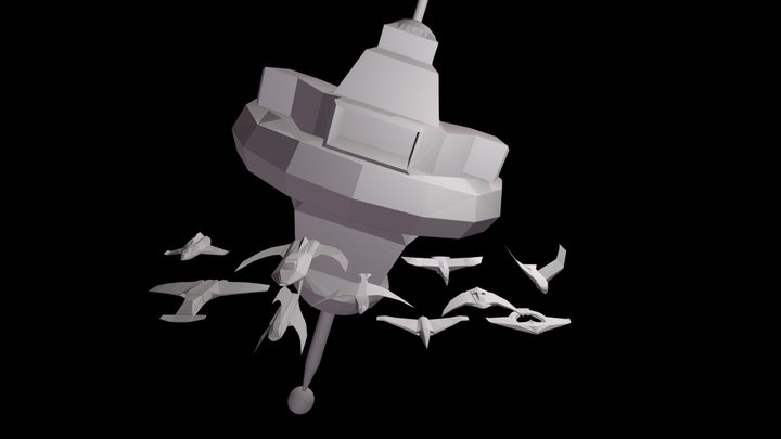 Space Assets 3D Model