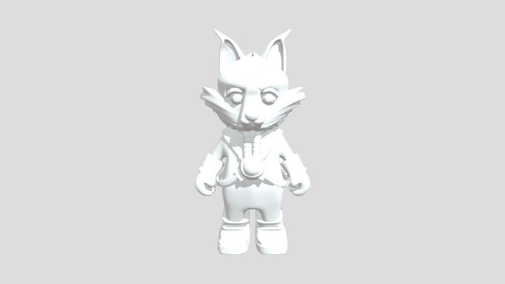 Lobito BUAP (para impresión 3D) 3D Model