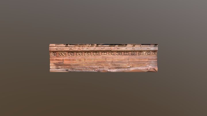 Free - 3D Scan of 6the Century carved platform 3D Model