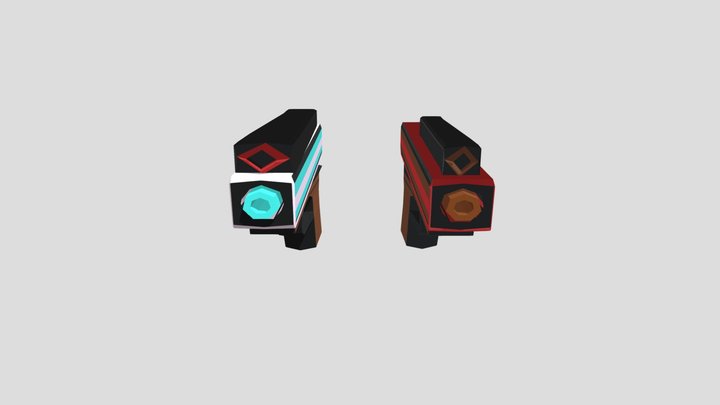 Pistol Weapon 3D Model