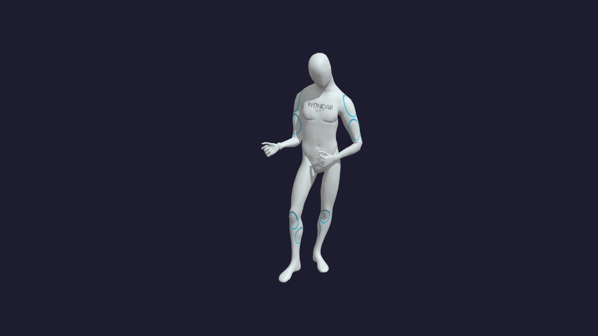 Playing classical guitar — Sketchfab embed 3D viewer
