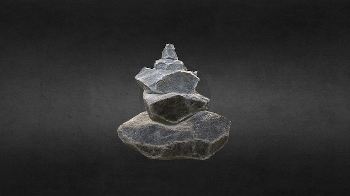 snow rocks 3D Model